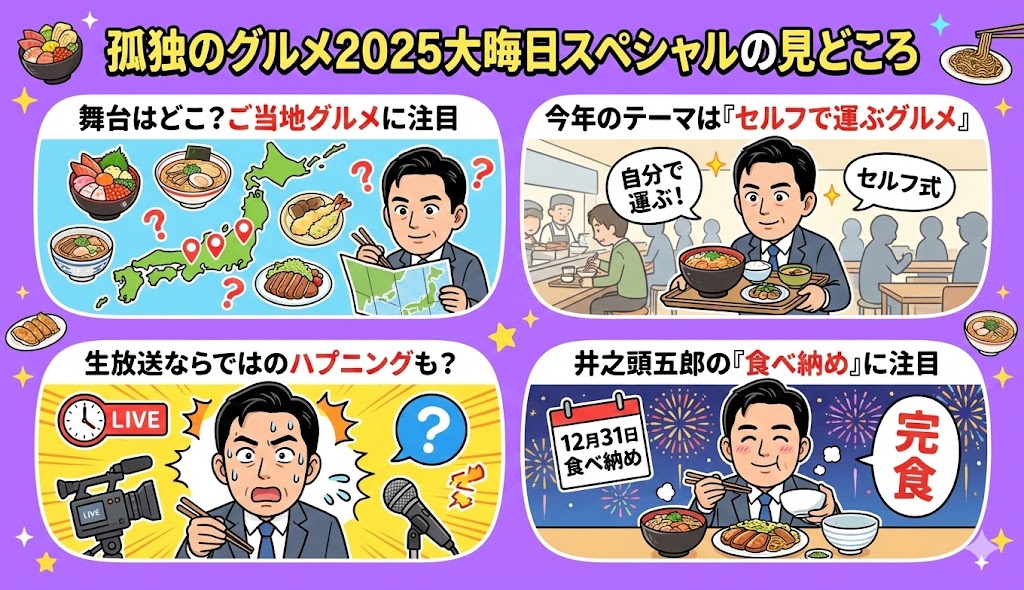孤独のグルメ2025大晦日スペシャルの見どころ