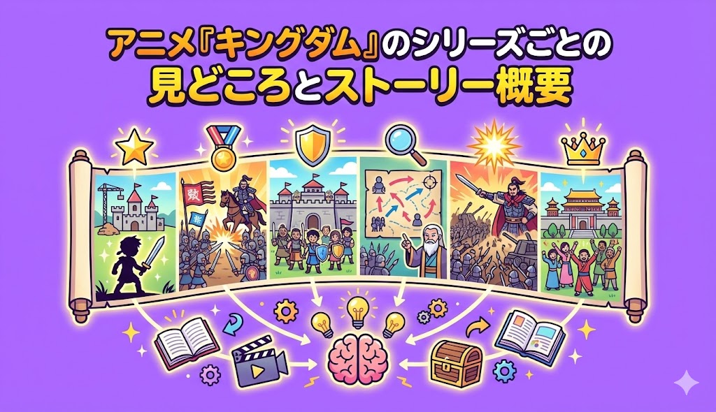 アニメ『キングダム』のシリーズごとの見どころとストーリー概要