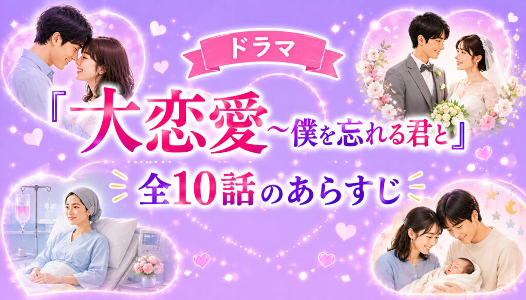 ドラマ『大恋愛～僕を忘れる君と』全10話のあらすじ