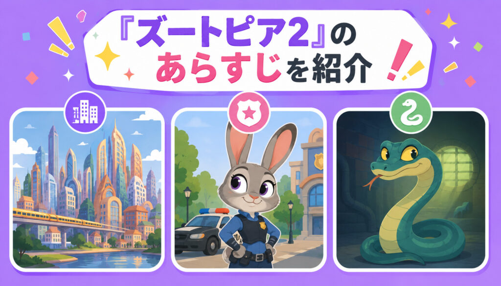 『ズートピア2』のあらすじを紹介
