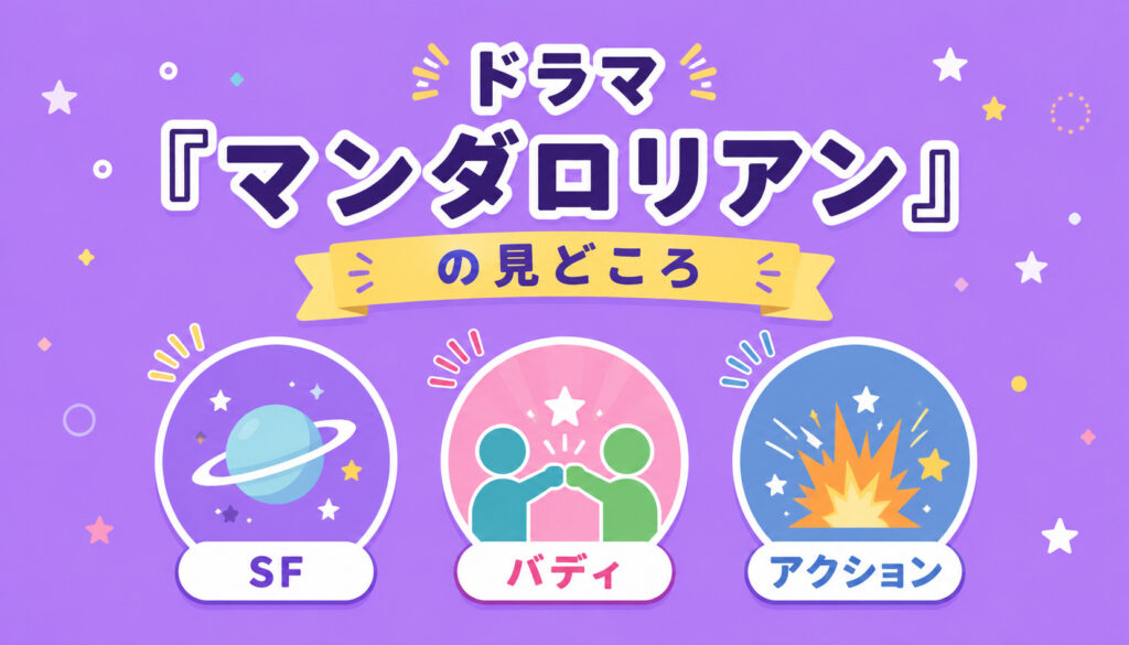 ドラマ『マンダロリアン』の見どころ