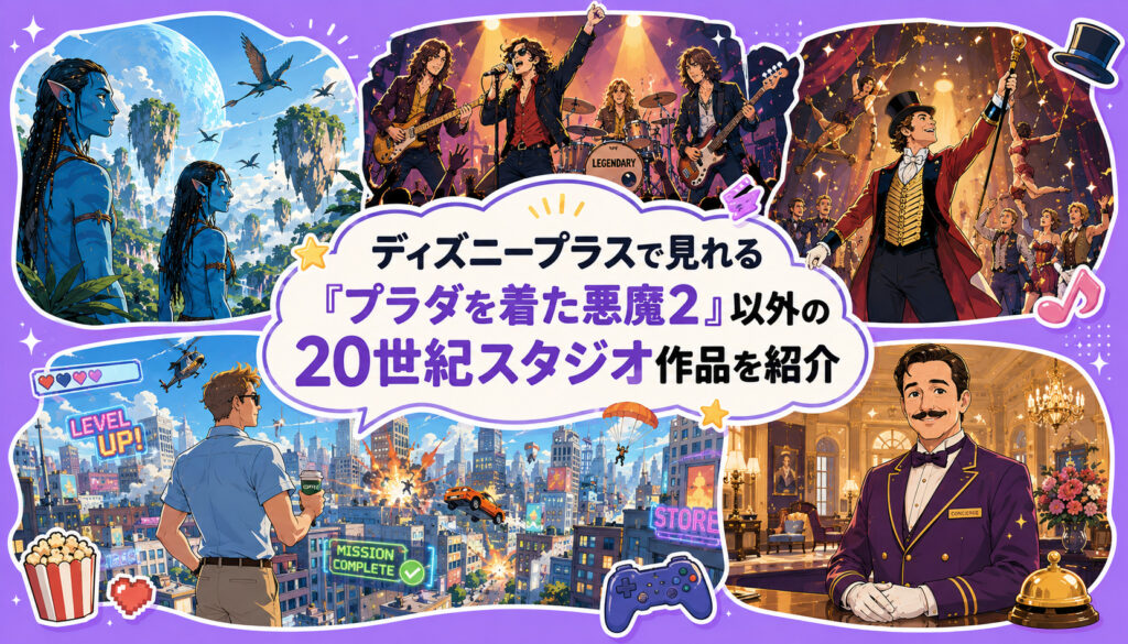 ディズニープラスで見れる『プラダを着た悪魔2』以外の20世紀スタジオ作品を紹介