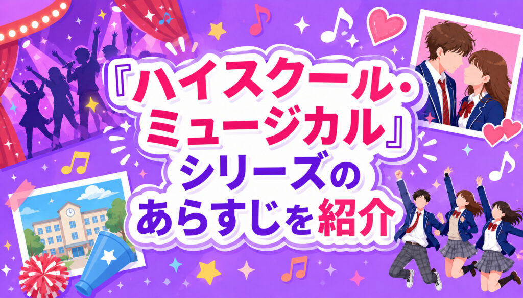 『ハイスクール・ミュージカル』シリーズのあらすじを紹介