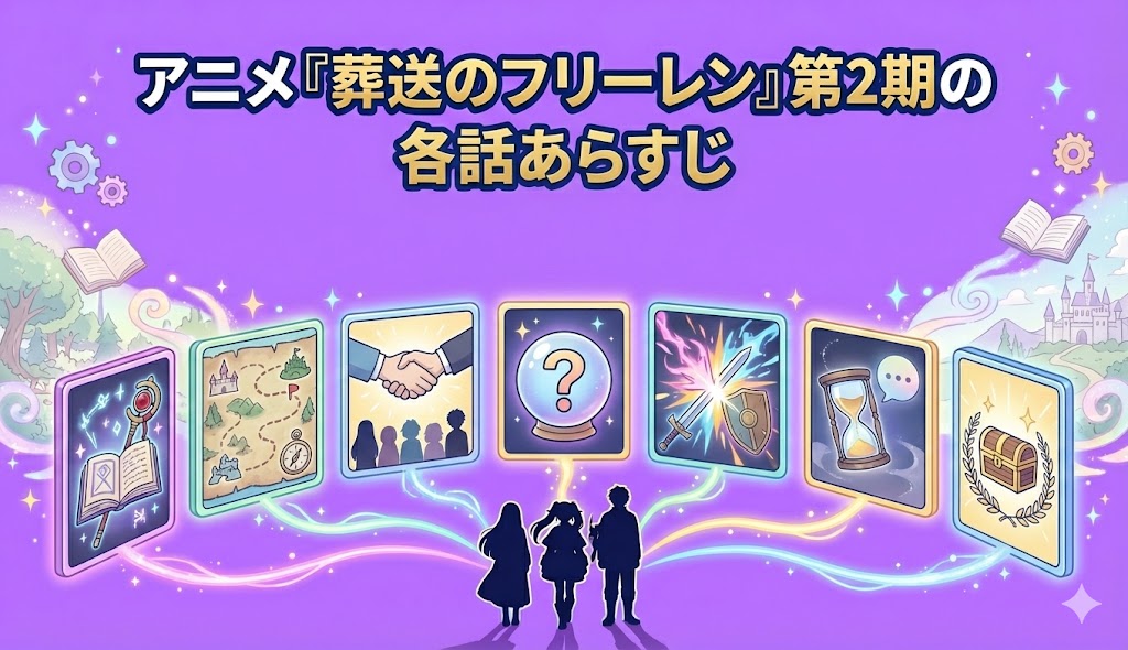 アニメ『葬送のフリーレン』第2期の各話あらすじ