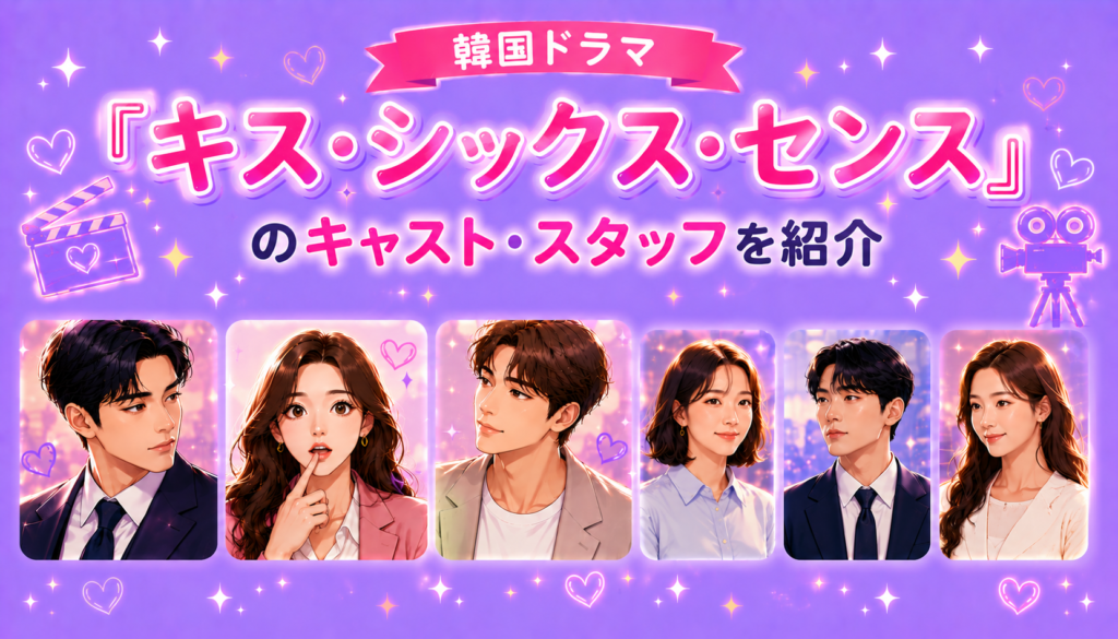 韓国ドラマ『キス・シックス・センス』のキャスト・スタッフを紹介