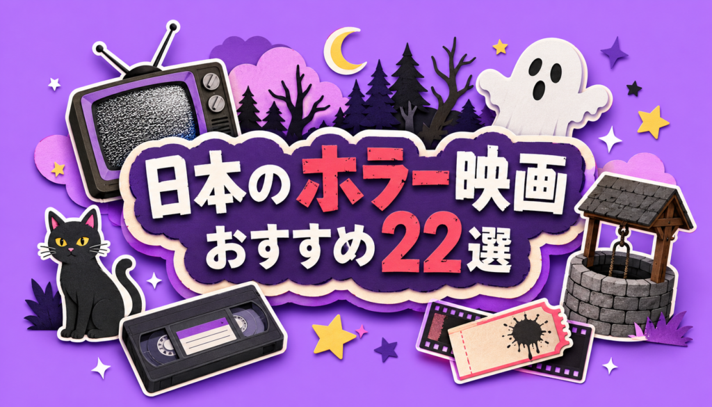 日本のホラー映画のおすすめ22選を紹介
