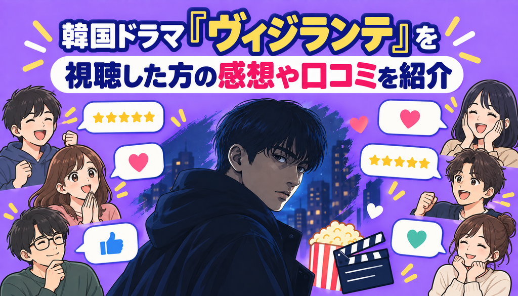 韓国ドラマ『ヴィジランテ』を視聴した方の感想や口コミを紹介