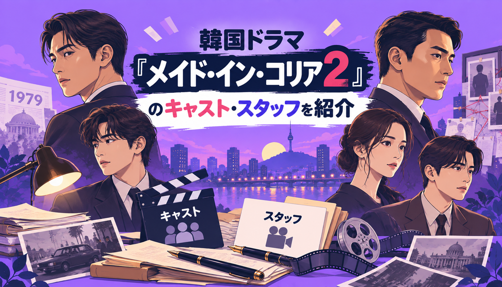 韓国ドラマ『メイド・イン・コリア2』のキャスト・スタッフを紹介